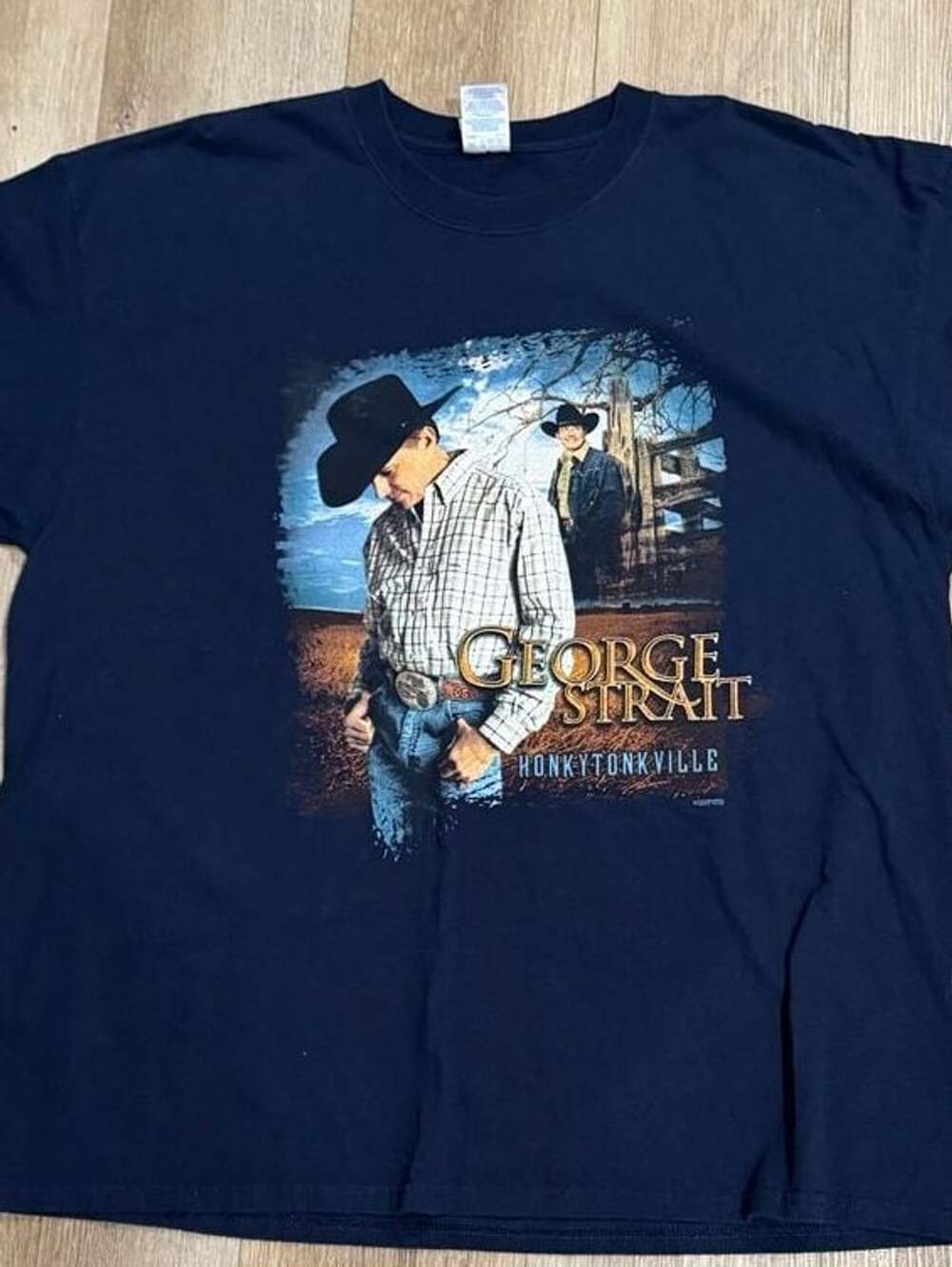Vintage George Strait Honkytonkville Tour Graphic T-Shirt